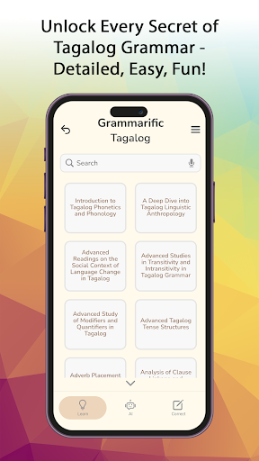 Grammarific: Tagalog Grammar ekran görüntüsü