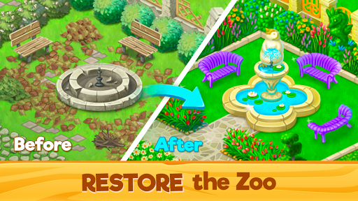 Zoo Rescue: Match 3 & Animals ekran görüntüsü