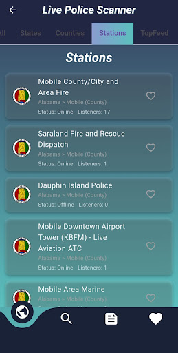 Police Scanner Live ekran görüntüsü