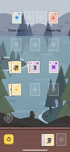 Mystic Cats: Magic Solitaire ekran görüntüsü