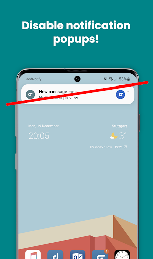 Disable Notification Popups ekran görüntüsü