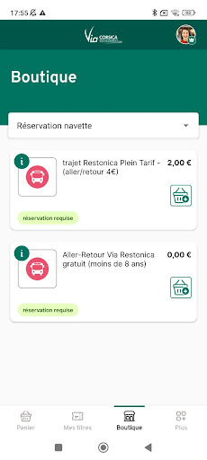 M-Ticket Via Corsica Restonica ekran görüntüsü
