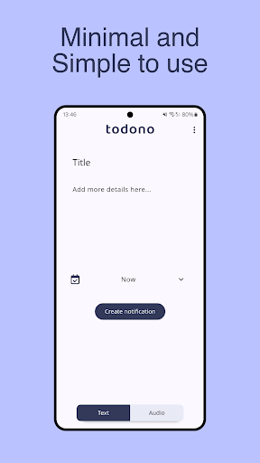 todono - notes as notification ekran görüntüsü