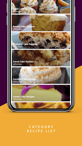 All Cake Recipes Offline ekran görüntüsü