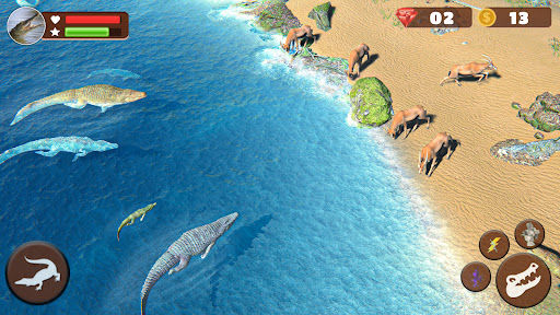 Wild Crocodile Family Sim Game ekran görüntüsü