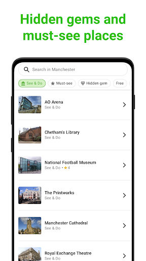 Manchester SmartGuide ekran görüntüsü