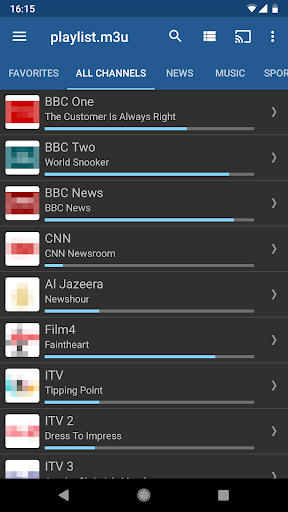 IPTV ekran görüntüsü