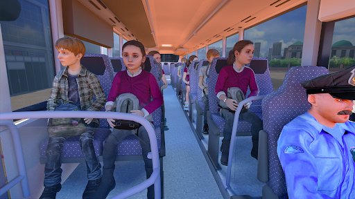 School Bus Game: Driving Sim ekran görüntüsü