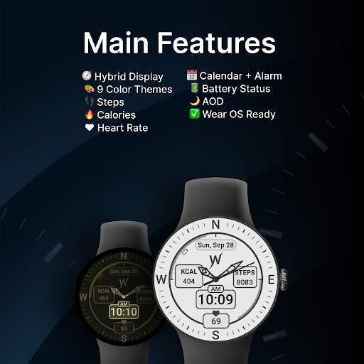 Compass Trek Saat Yüzü ekran görüntüsü