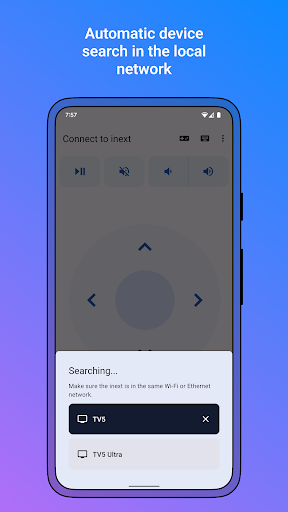 inext remote control ekran görüntüsü