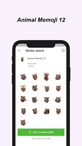 Animal Memoji ekran görüntüsü