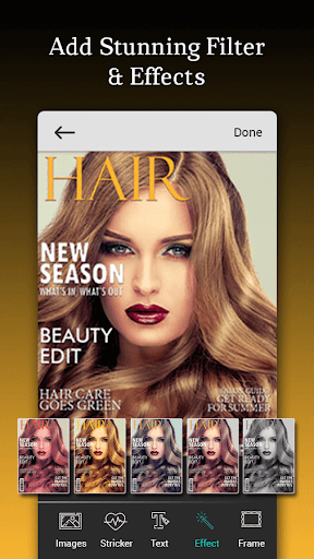 Magazine Photo Editor Frames ekran görüntüsü