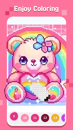 Pixel Coloring-Color by number ekran görüntüsü