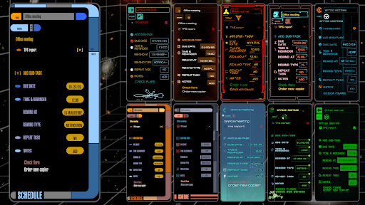 Sci-Fi Agenda ekran görüntüsü