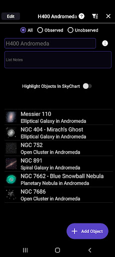 SkySafari 7 Plus ekran görüntüsü