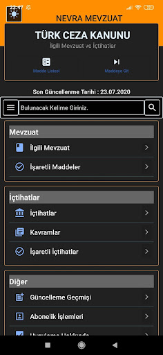 Türk Ceza Kanunu ekran görüntüsü