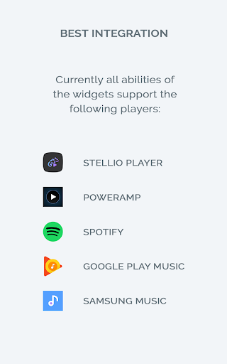 Ses Widget paketi ekran görüntüsü