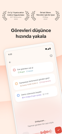 Todoist: To do list ve Takvim ekran görüntüsü