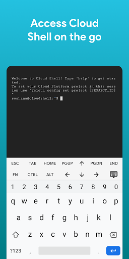 Google Cloud ekran görüntüsü