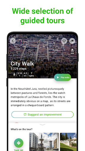 La Chaux-de-Fonds SmartGuide ekran görüntüsü