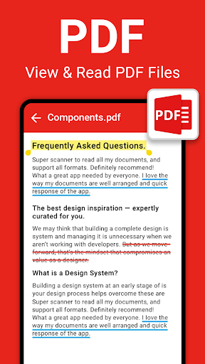 Tüm Belge Okuyucu: PDF Dosyası ekran görüntüsü