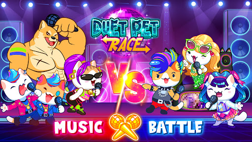 Duet Pet Race: EDM Beat Battle ekran görüntüsü