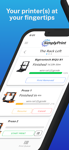 SimplyPrint - 3D printing ekran görüntüsü