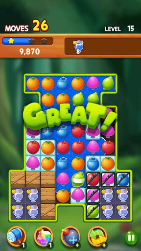 2026 Fruits Match3 Magic ekran görüntüsü
