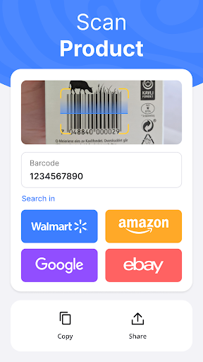 Barcode Scanner QR Code Reader ekran görüntüsü