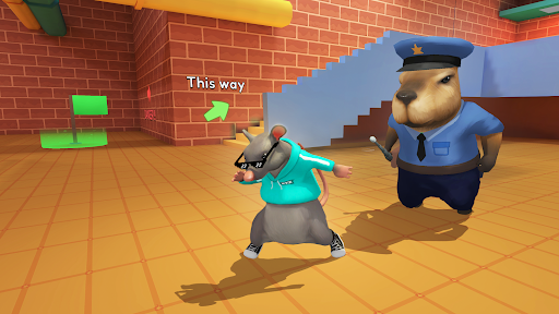 Obby Escape: Prison Rat Dance ekran görüntüsü