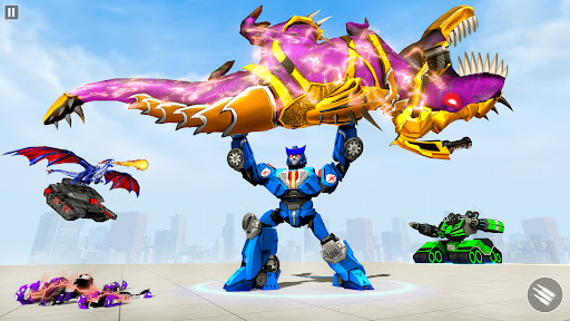 Dino Robot Car Game:Robot Game ekran görüntüsü
