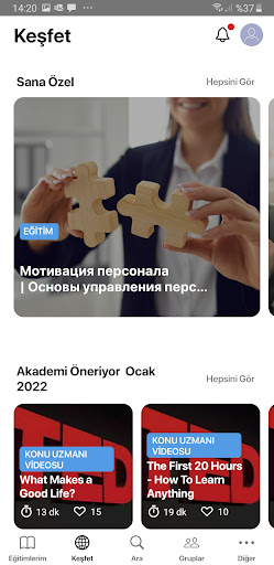 DeFacto Business Academy ekran görüntüsü