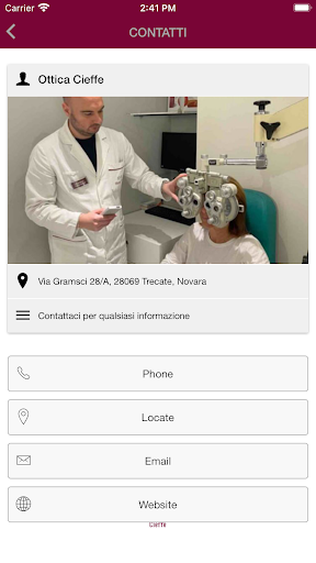 Ottica Cieffe ekran görüntüsü