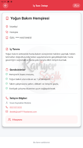 Kariyer Sağlık ekran görüntüsü