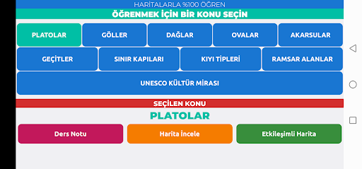Coğrafya Haritalarla Öğren ekran görüntüsü