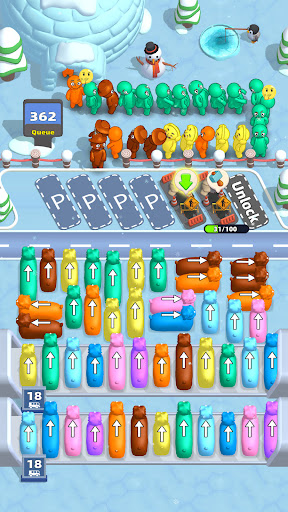 Car Jam 2: Bus Parking Games ekran görüntüsü
