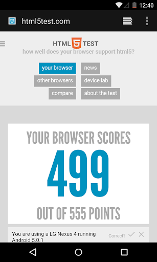 Android Sistem Web Görünümü ekran görüntüsü