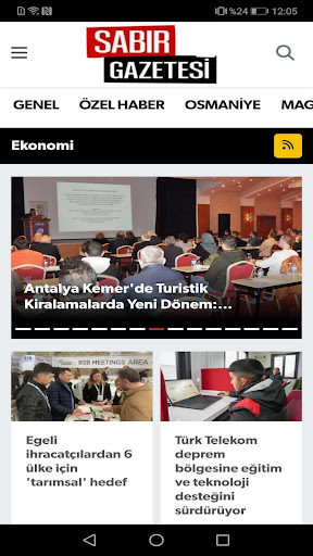 Sabır Gazetesi ekran görüntüsü