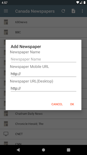 Canada Newspapers ekran görüntüsü