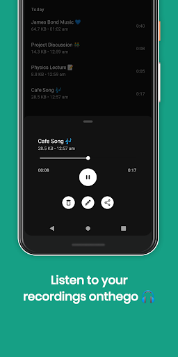 Audio Recorder - Simple audio  ekran görüntüsü