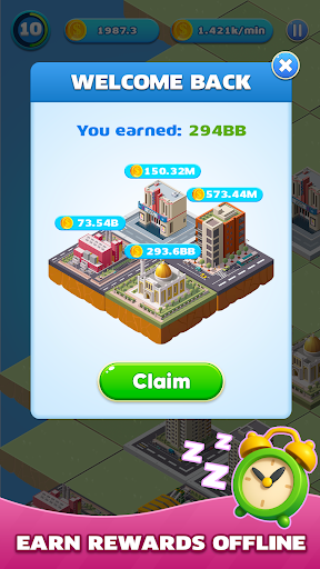 Merge House! Make a Town! ekran görüntüsü