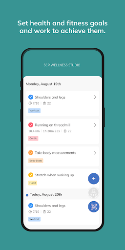 SCP Wellness Studio ekran görüntüsü
