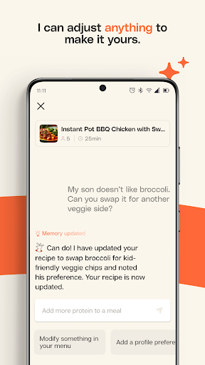 Ollie: Family Meal Planner ekran görüntüsü