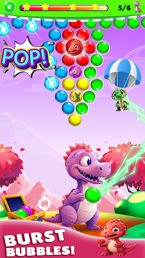 Dinos Rescue : Aim Bubbles Pop ekran görüntüsü
