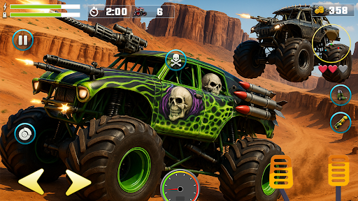 Monster Truck: Battle Game ekran görüntüsü