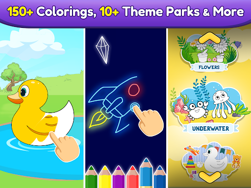 Coloring games for kids: 2-5 y ekran görüntüsü