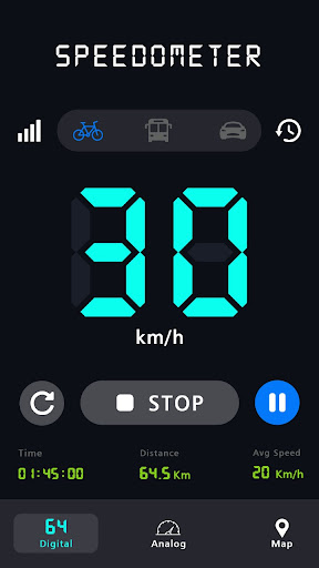 GPS Speedometer App ekran görüntüsü