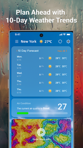 LaunchWeather ekran görüntüsü