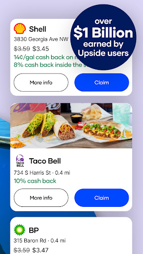 Upside: Cash Back Fuel Rewards ekran görüntüsü