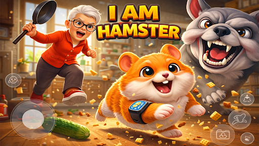 i Am a Hamster Game 3D ekran görüntüsü